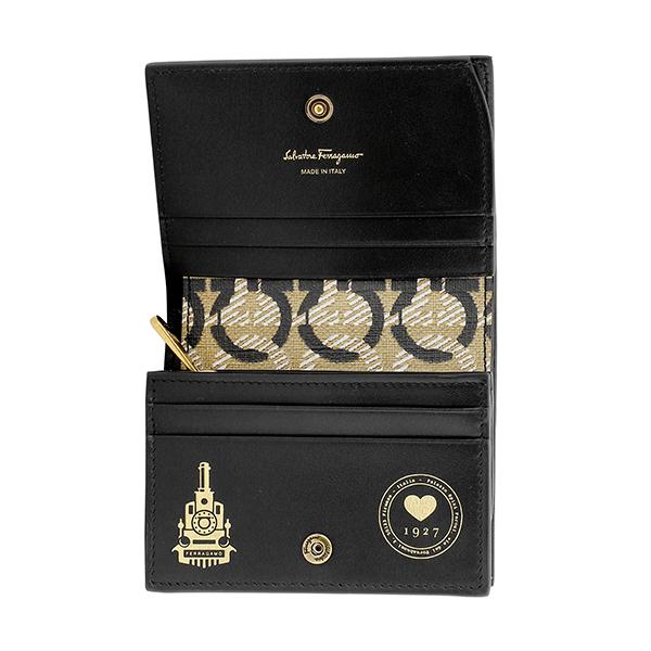 FERRAGAMO（フェラガモ） 並行輸入 2つ折り財布 ガンチーニ 220260