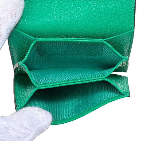 FERRAGAMO 名刺入れ ミントグリーン FERRAGAMO（フェラガモ） 並行輸入 カードケース ガンチーニ ソフト