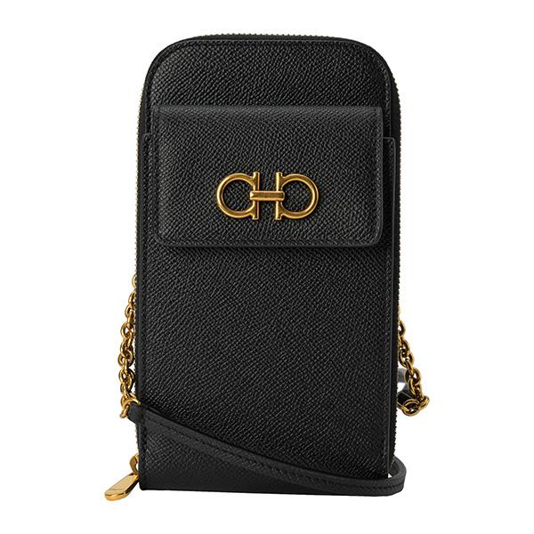 並行輸入 フェラガモ ショルダーバッグ FERRAGAMO ガンチーニ 220375 755308レディース ブラック 黒 | FERRAGAMO