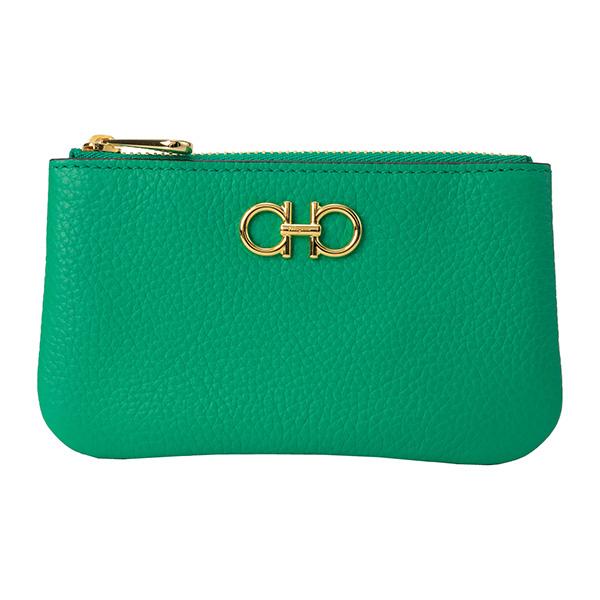 並行輸入 フェラガモ キーケース FERRAGAMO ガンチーニ 220383 758657レディース グリーン 緑 | FERRAGAMO