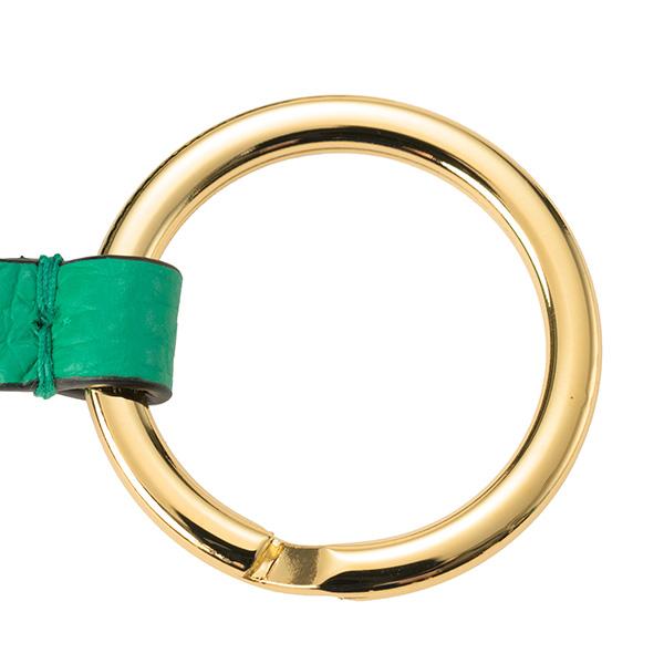 並行輸入 フェラガモ キーケース FERRAGAMO ガンチーニ 220383 758657レディース グリーン 緑 | FERRAGAMO | 08