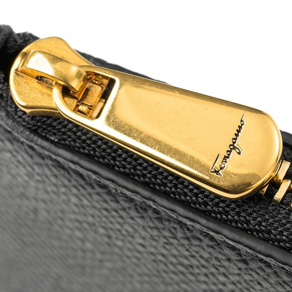 並行輸入 フェラガモ カードケース FERRAGAMO ガンチーニ 220404 758555レディース ブラック 黒 | FERRAGAMO | 07