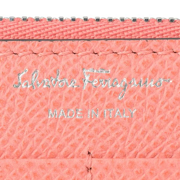 並行輸入 フェラガモ カードケース FERRAGAMO ガンチーニ 220404 758558レディース ピンク | FERRAGAMO | 06