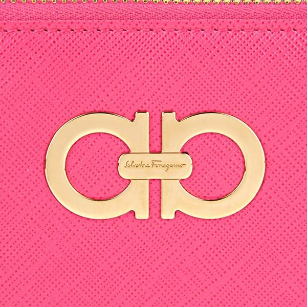 並行輸入 フェラガモ 長財布(ラウンドファスナー) ジップアラウンドウォレット  22 B300 642076 ピンク 爆買 |  | 05
