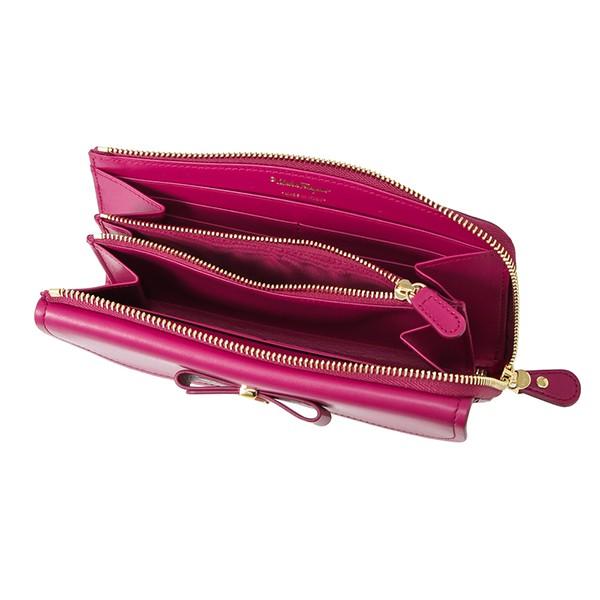 並行輸入 フェラガモ 長財布 ヴァラ 22C702 660425 ピンク系 爆買