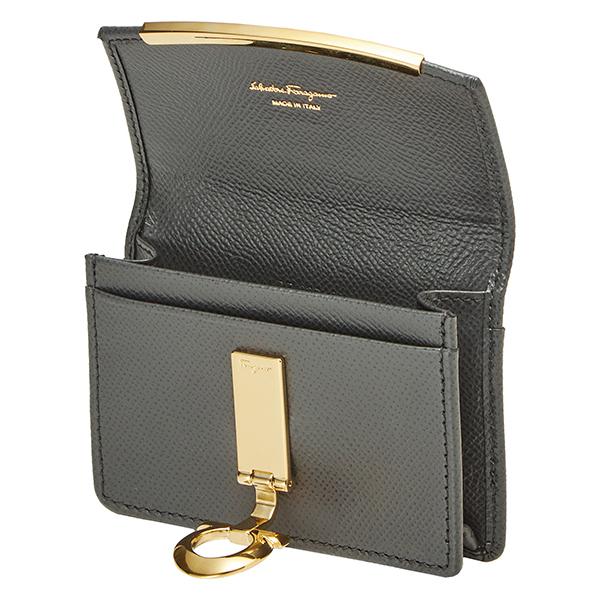 FERRAGAMO（フェラガモ） 並行輸入 カードケース ガンチーニ 22D198