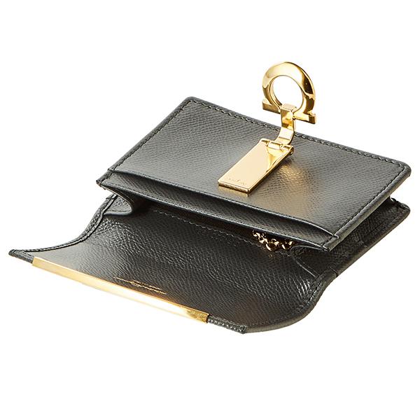 FERRAGAMO（フェラガモ） 並行輸入 カードケース ガンチーニ 22D198