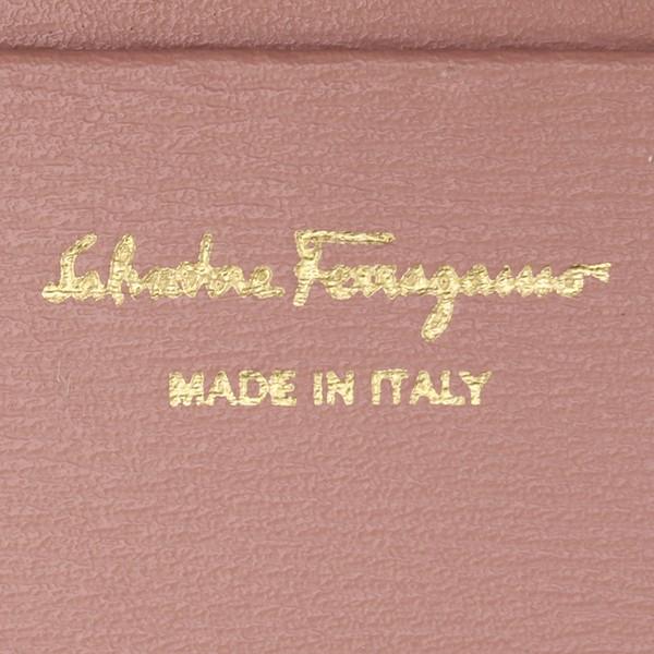 Salvatore Ferragamo 美品！二つ折り財布 バーガンディ 並行輸入 フェラガモ 2つ折り財布 バーガンディ系 FERRAGAMO