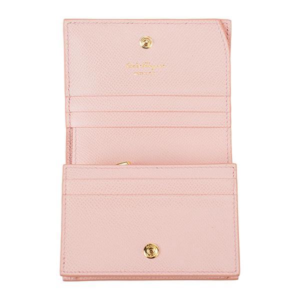 FERRAGAMO フェラガモ 2つ折り財布 フォッコ ヴァラ 22D515 741424  