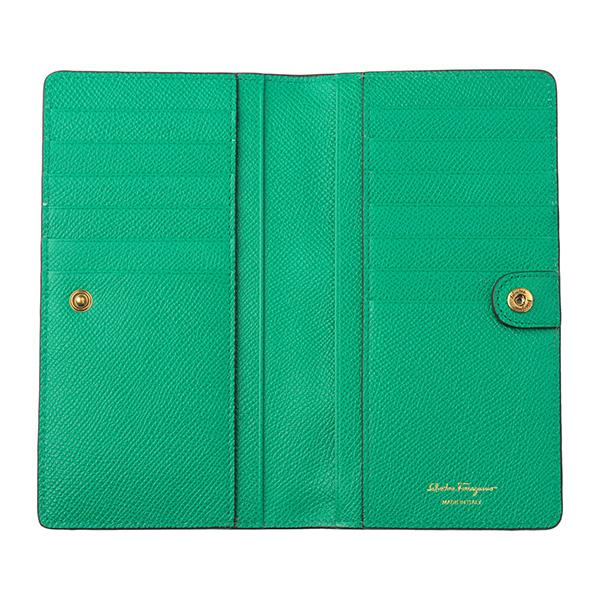 FERRAGAMO（フェラガモ） 並行輸入 長財布 ガンチーニ 22D779 758493