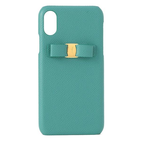 並行輸入 フェラガモ  スマートフォンケース ヴァラ リボン 22D836 729031 TURQUOISE ターコイズブルー 爆買 | 
