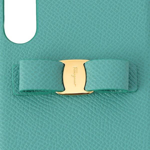 並行輸入 フェラガモ  スマートフォンケース ヴァラ リボン 22D836 729031 TURQUOISE ターコイズブルー 爆買 |  | 03