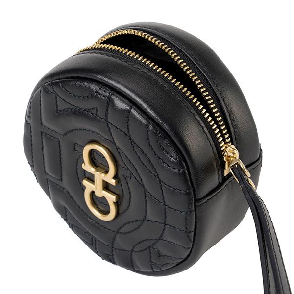 並行輸入 フェラガモ コインケース FERRAGAMO ガンチーニ マトラッセ 22D997 734753レディース ブラック 黒 | FERRAGAMO | 03