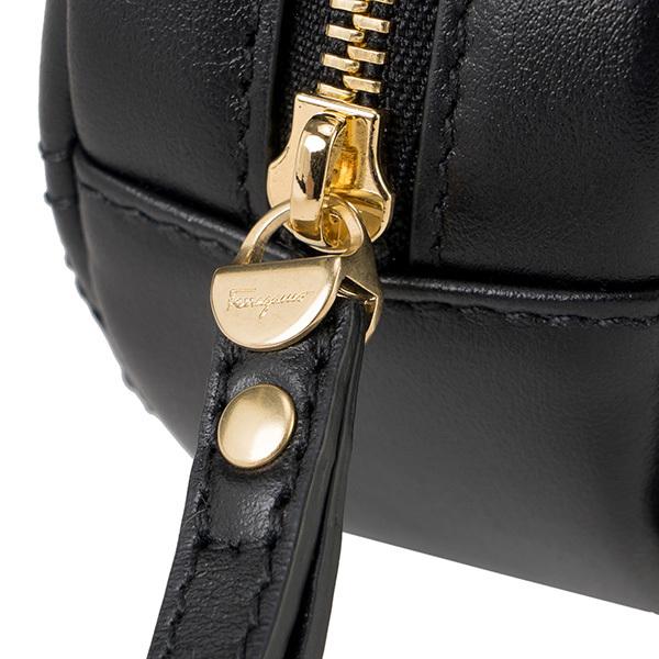 並行輸入 フェラガモ コインケース FERRAGAMO ガンチーニ マトラッセ 22D997 734753レディース ブラック 黒 | FERRAGAMO | 07