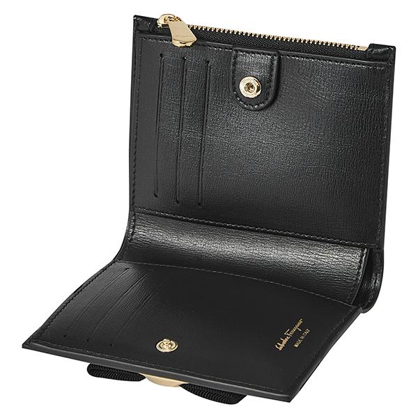 FERRAGAMO（フェラガモ） 並行輸入 2つ折り財布 ヴァラ ボウ 22E009