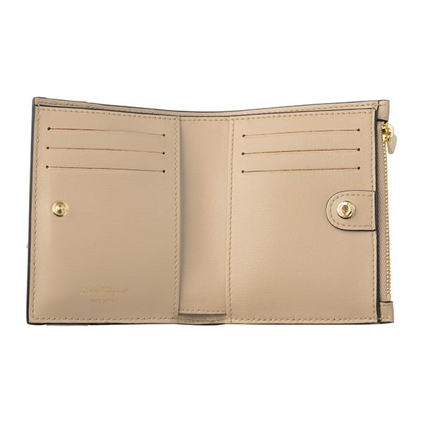 FERRAGAMO フェラガモ 2つ折り財布 ヴァラ ボウ 22E009 758775 FERRAGAMO フェラガモ 2つ折り財布 ヴァラ ボウ 22E009 758775