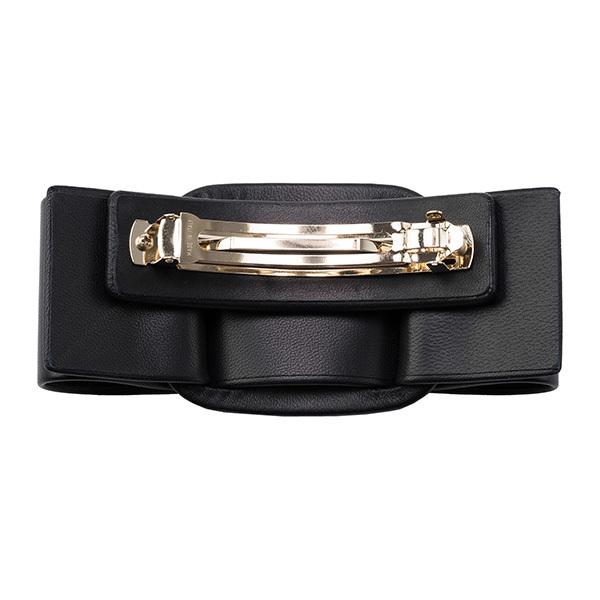 並行輸入 フェラガモ バレッタ FERRAGAMO ヴィヴァ ボウ 340126 739962レディース ブラック 黒 | FERRAGAMO | 01