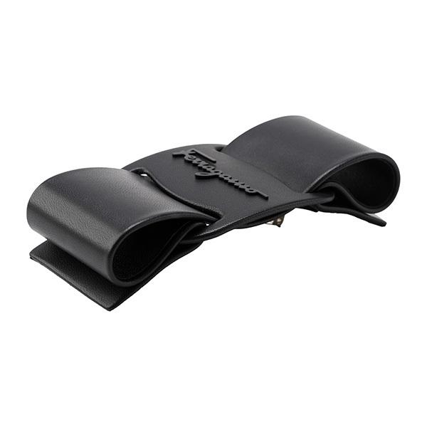 並行輸入 フェラガモ バレッタ FERRAGAMO ヴィヴァ ボウ 340126 739962レディース ブラック 黒 | FERRAGAMO | 02