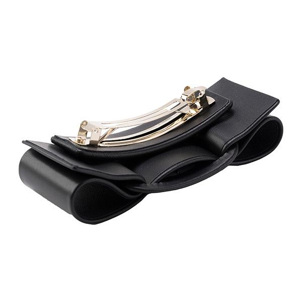 並行輸入 フェラガモ バレッタ FERRAGAMO ヴィヴァ ボウ 340126 739962レディース ブラック 黒 | FERRAGAMO | 03