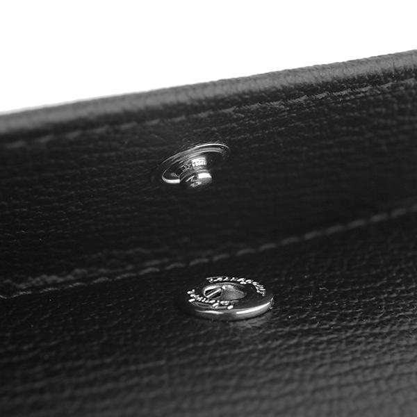 ✨未使用保管品・箱付き✨　フェラガモ　二つ折り　ガンチーニ　がま口　黒　レザー フェラガモガンチーニ二つ折り財布がま口