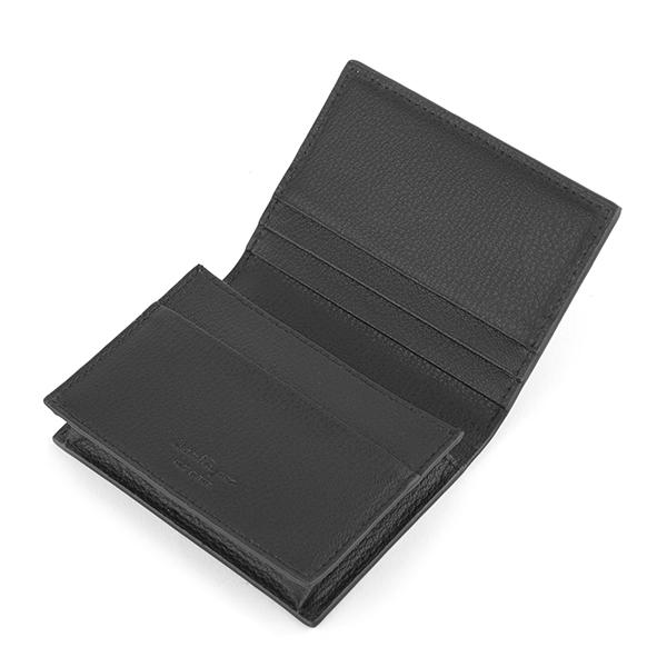 【現行・未使用保管品】フェラガモ カードケース ガンチーニ レザー 黒 フェラガモ カードケース レディース ガンチーニ ブラック