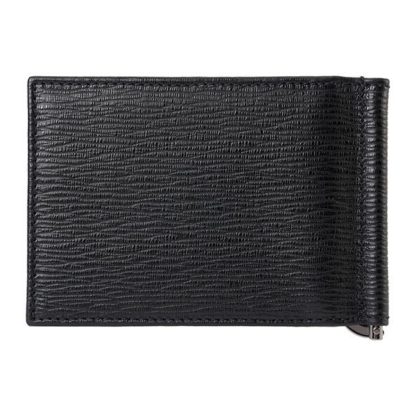 【値下げ】Salvatore Ferragamo ブラック マネークリップ フェラガモ クレジットカードケース/マネークリップ メンズ