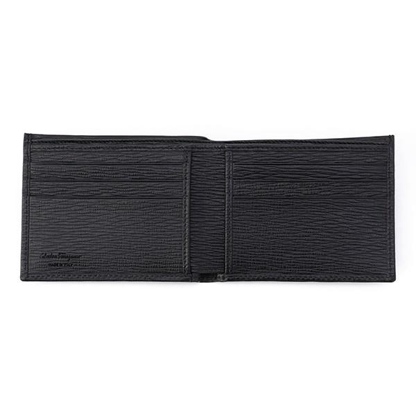 並行輸入 フェラガモ  2つ折り財布 ガンチーニ 66A064 0685972 ブラック 黒 爆買 |  | 04