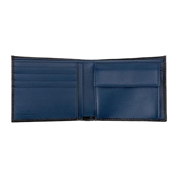 並行輸入 フェラガモ  2つ折り財布 ガンチーニ 66A065 685987 ブラック 黒 爆買 | FERRAGAMO | 03