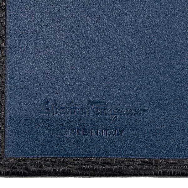 並行輸入 フェラガモ  2つ折り財布 ガンチーニ 66A065 685987 ブラック 黒 爆買 | FERRAGAMO | 08