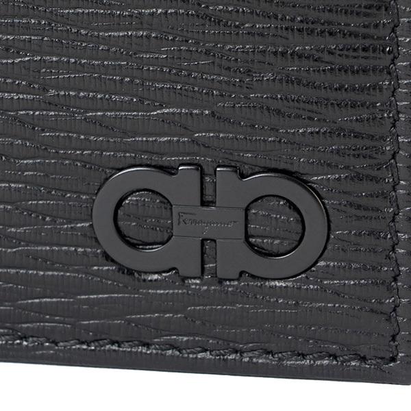 【良品】Ferragamo ガンチーニ クロージャー 二つ折り財布 ブラック 楽天市場】フェラガモ 2つ折り財布 FERRAGAMO ガンチーニ 66A065