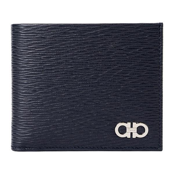 並行輸入 フェラガモ  2つ折り財布 ガンチーニ 66A065 740924 チャコールグレー 爆買 | FERRAGAMO