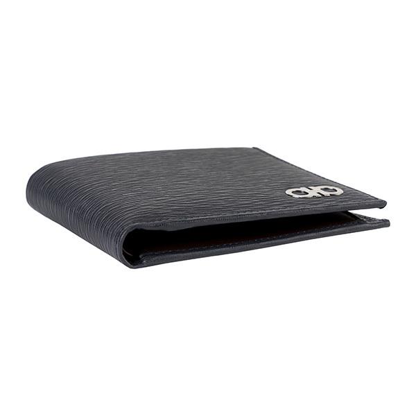 並行輸入 フェラガモ  2つ折り財布 ガンチーニ 66A065 740924 チャコールグレー 爆買 | FERRAGAMO | 02