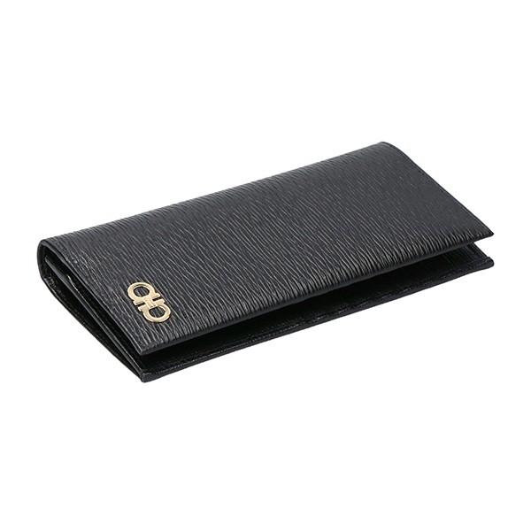 並行輸入 フェラガモ 長財布 FERRAGAMO ガンチーニ 66A069 686012 NEROメンズ ブラック 黒 |  | 02