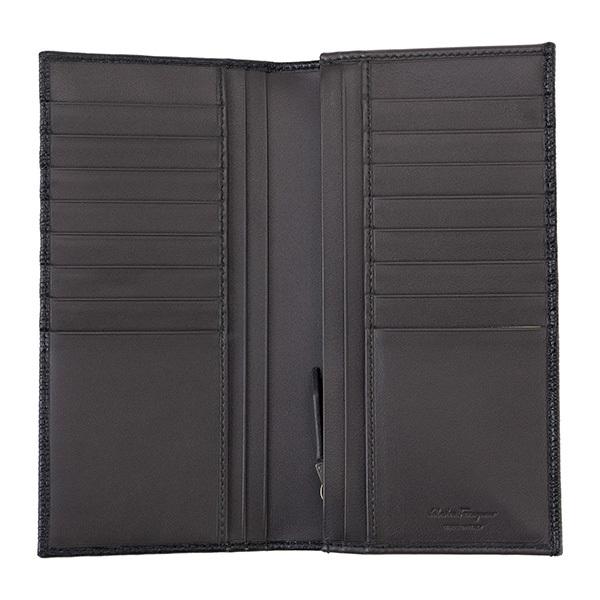 並行輸入 フェラガモ 長財布 FERRAGAMO ガンチーニ 66A069 733359メンズ ブラック 黒 | FERRAGAMO | 03