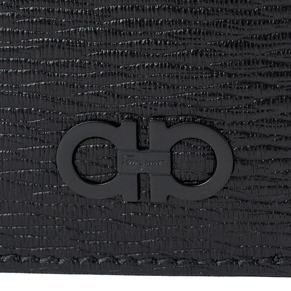 並行輸入 フェラガモ 長財布 FERRAGAMO ガンチーニ 66A069 733359メンズ ブラック 黒 | FERRAGAMO | 06