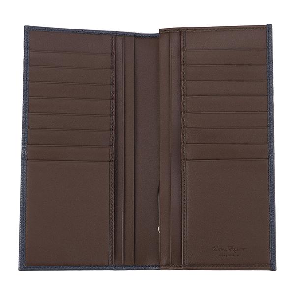 並行輸入 フェラガモ 長財布 FERRAGAMO ガンチーニ 66A069 740927メンズ グレー | FERRAGAMO | 03