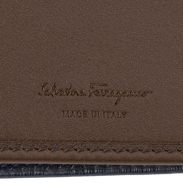 並行輸入 フェラガモ 長財布 FERRAGAMO ガンチーニ 66A069 740927メンズ グレー | FERRAGAMO | 06
