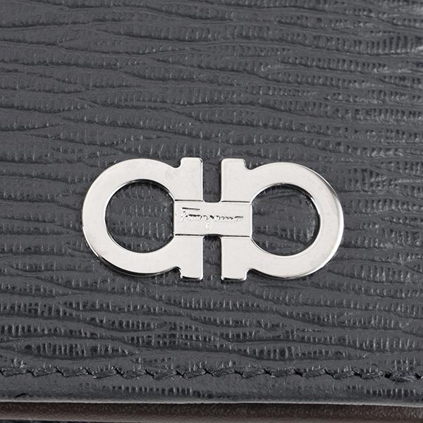 並行輸入 フェラガモ 長財布 FERRAGAMO ガンチーニ 66A069 740927メンズ グレー | FERRAGAMO | 07