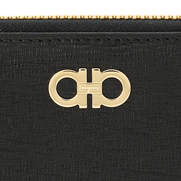 並行輸入 フェラガモ  長財布(ラウンドファスナー) ガンチーニ 66A070 686020 NERO ブラック 黒 爆買 |  | 05