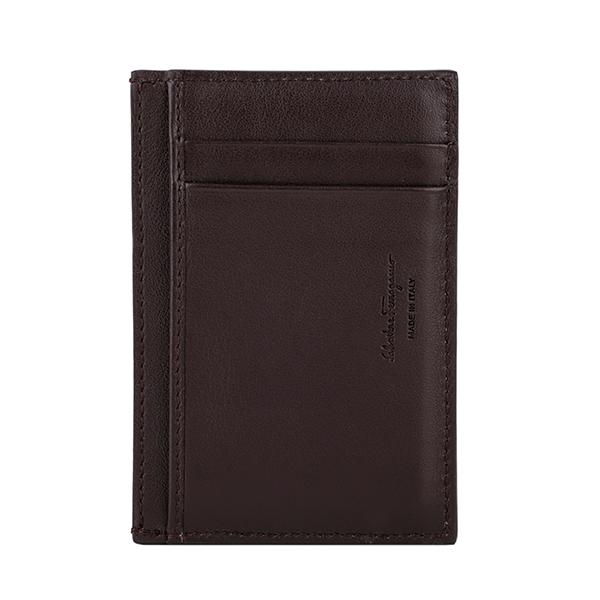 並行輸入 フェラガモ  カードケース カーフ 66A567 0719019 ブラウン 茶 爆買 | FERRAGAMO | 01