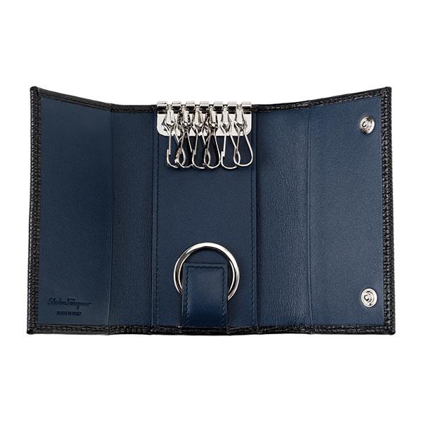 並行輸入 フェラガモ キーケース FERRAGAMO ガンチーニ 66A603 722641メンズ ブラック 黒 | FERRAGAMO | 03