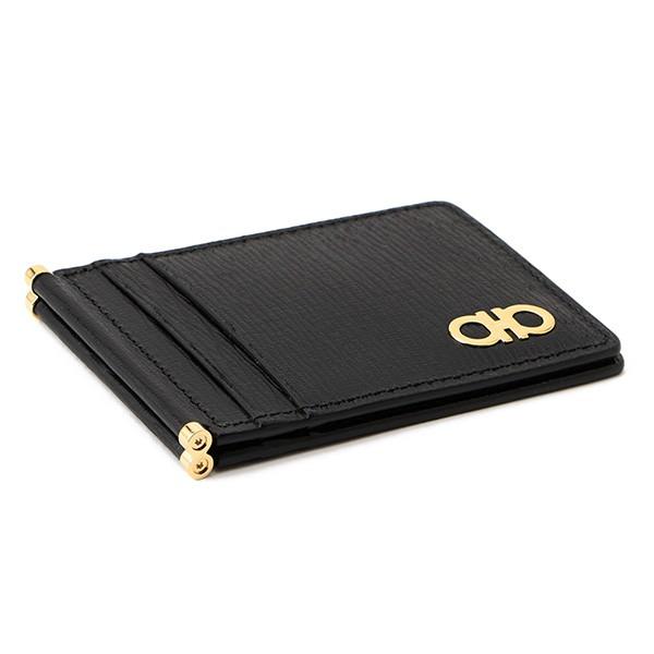 並行輸入 フェラガモ カードケース ブラック 黒 FERRAGAMO 66A624