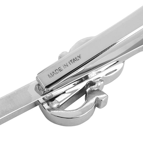 新品 フェラガモ Salvatore Ferragamo ネクタイピン シルバー FERRAGAMO（フェラガモ） 並行輸入 ネクタイピン ガンチーニ 770289