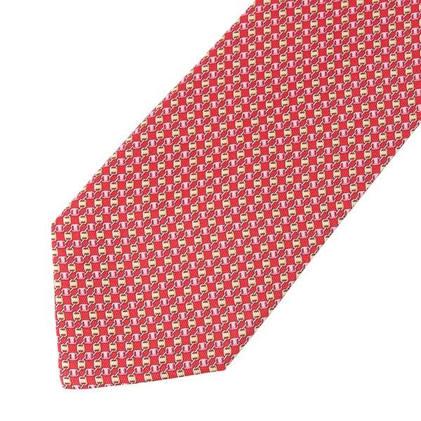 並行輸入 フェラガモ ネクタイ VARA CHAIN 352684 29 レッド 赤 爆買 |  | 01