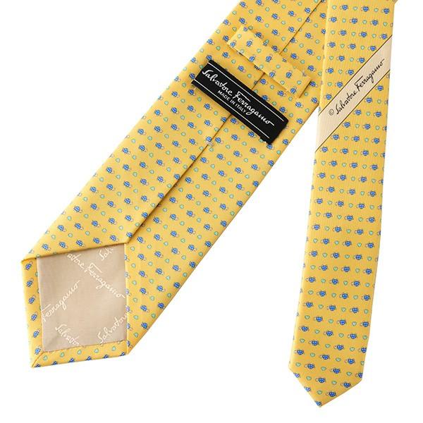並行輸入 フェラガモ ネクタイ TURTLE 353118 13 イエロー 黄/ブルー 青 爆買 |  | 03