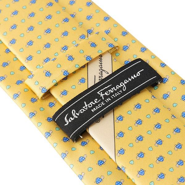 並行輸入 フェラガモ ネクタイ TURTLE 353118 13 イエロー 黄/ブルー 青 爆買 |  | 04