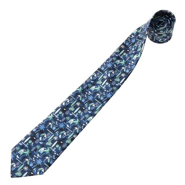 並行輸入 フェラガモ ネクタイ CARAMBOLA 356906 01 ネイビー/グリーン 爆買 |  | 02