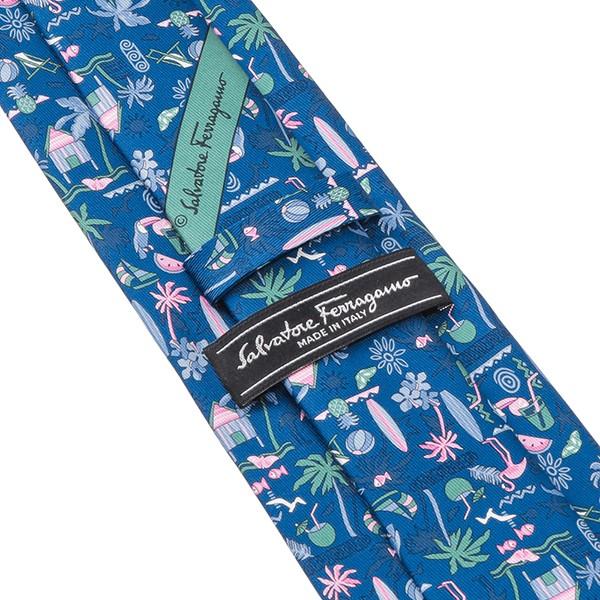 並行輸入 フェラガモ ネクタイ CARAMBOLA 356906 02 ブルー 青/ピンク 爆買 |  | 04
