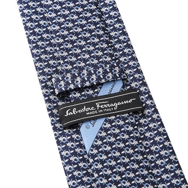 並行輸入 フェラガモ ネクタイ FOX ON A HORSESHOE 357266-01 ネイビー 爆買 |  | 04