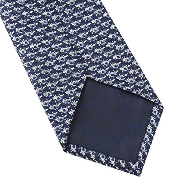 並行輸入 フェラガモ ネクタイ FOX ON A HORSESHOE 357266-01 ネイビー 爆買 |  | 05